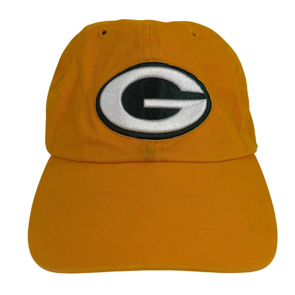 Green Bay Packers OTS NFL Adjustable Strapback Hat Yellow Cotton Dad‎ Cap OSFA
